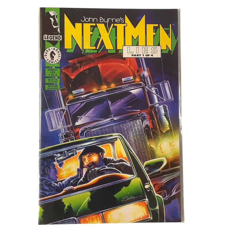 John Byrne's Next Men, Lies Part 1 of 4, #27, August 1 1994, Darkhorse Comics